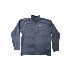 Patagonia Better Sweater Pullover Fleece Jacket Mens Size L Large Blue 1/4 Zip
